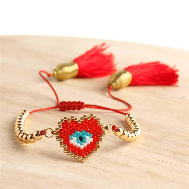 Hearts & Stars Miyuki Bracelets Set