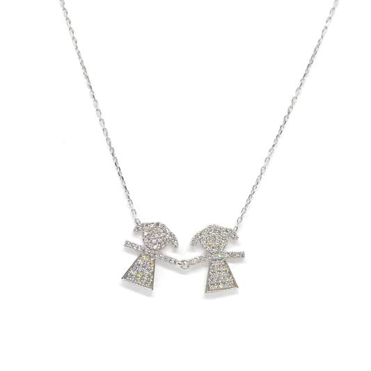 Two Girls Necklace
