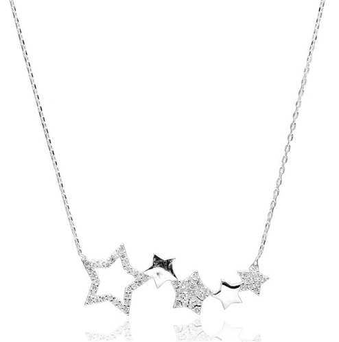 Cluster Stars Necklace