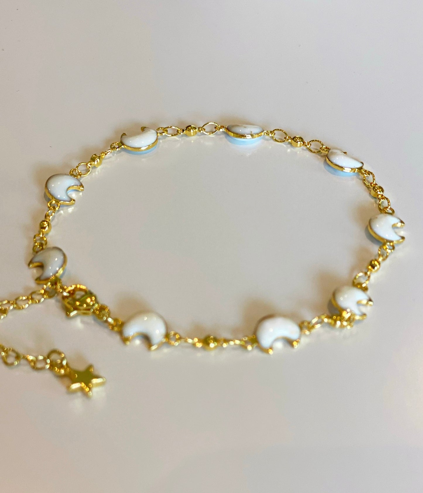 Moon Pearl Anklet